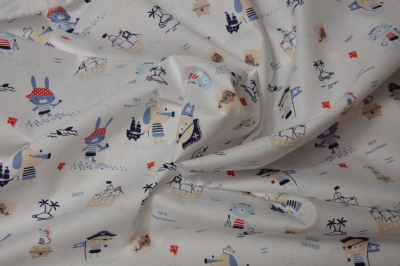 Baumwolle | ANIMAL PIRATEN | weiß